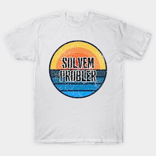 Solvem Problem Retro Vintage Distressed Men T-Shirt